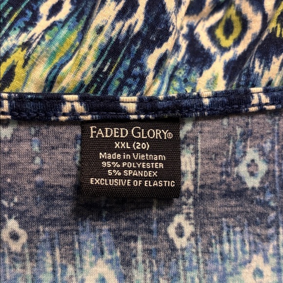 Faded Glory Plus Smocked Waist Dress - Picture 7 of 8